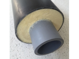 Polyurethane prefabricated buried insulation composite plastic pipe