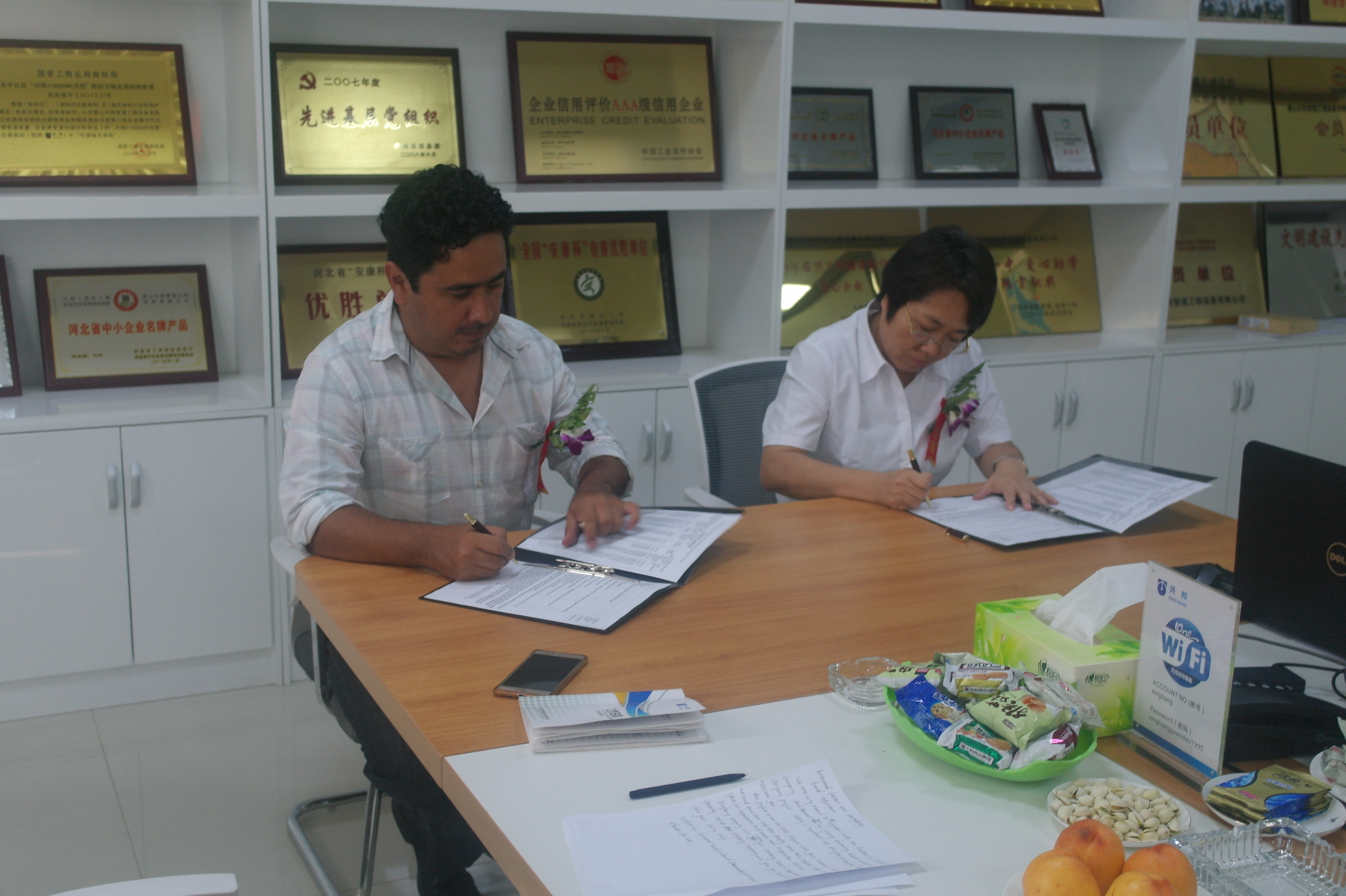 Signing with Mexico Client